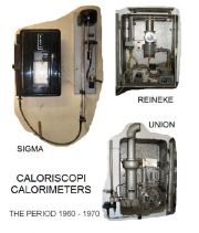 CALORIMETRI PERIODO 1960 - 1970   CALORIMETERS THE PERIOD 1960 - 1970